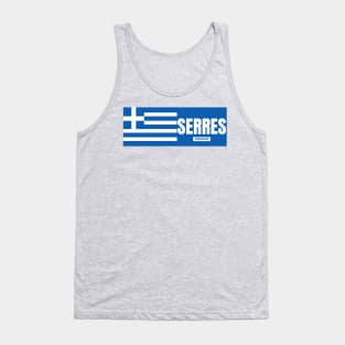 Serres City with Greek Flag Tank Top